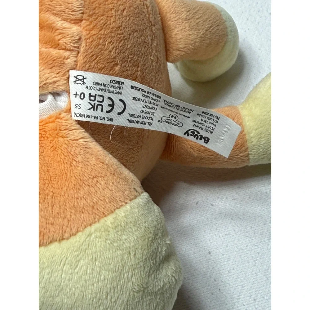 Bluey Bandit‎ Heeler Plush Stuffed Animal Toy Orange Blue Dog NWT